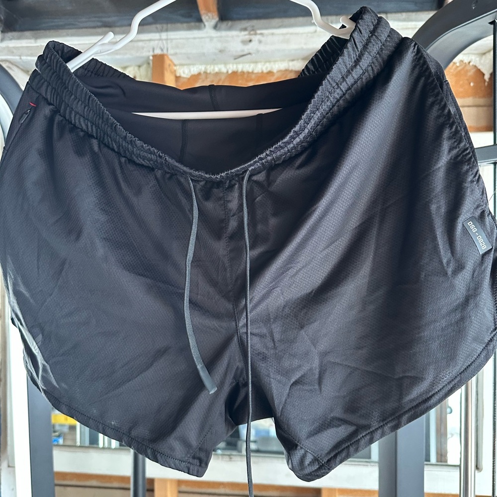 Men's Black Athletic Shorts